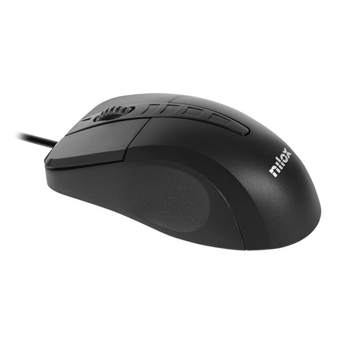 Optiline Hiir Nilox MOUSB1001 1000 DPI Must